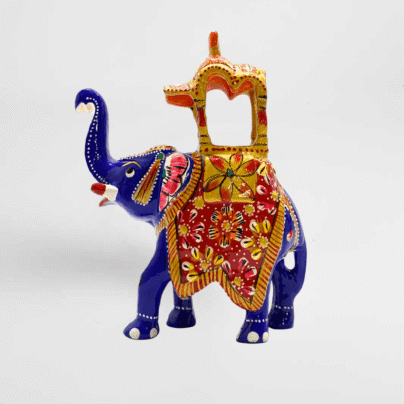 Elephant Meenakari Ambabari