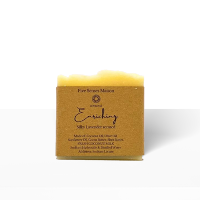 Silky lavender scented soap